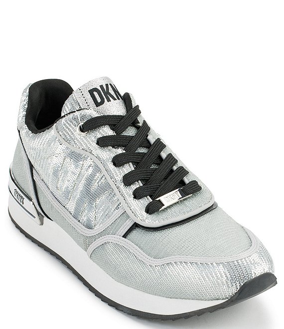 DKNY Mabyn Lace-Up Logo Sneakers