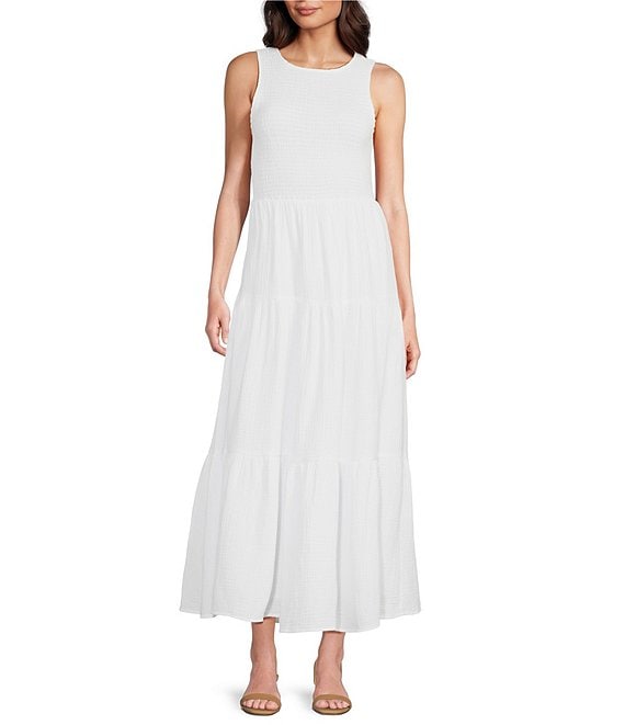 Dkny white fashion dresses