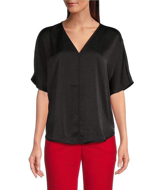 新品◯NEAU◯volume sleeve blouse (dark navy) VOLUME SLEEVE BLOUSE