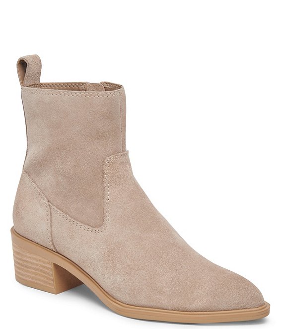 Dolce vita sale grey suede booties