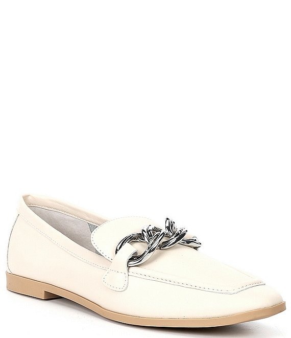 Dolce Vita Crys Leather Chain Detail Loafers | Dillard's