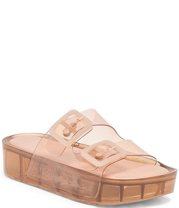 Dolce Vita JulioX Platform Vinyl Slide Sandals