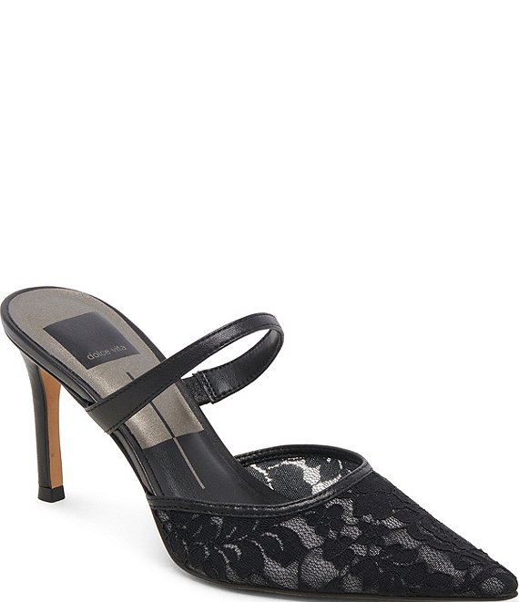 Dolce Vita Katik Floral Lace Dress Mules | Dillard's