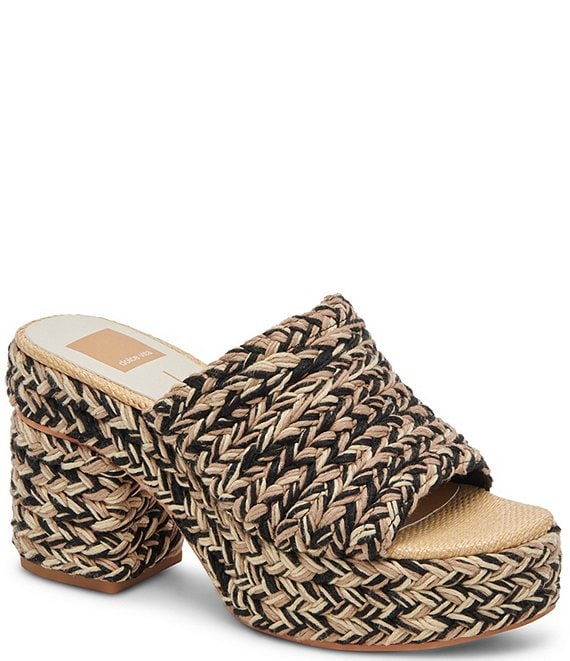 Dolce Vita Lady Platform Woven Sandals | Dillard's