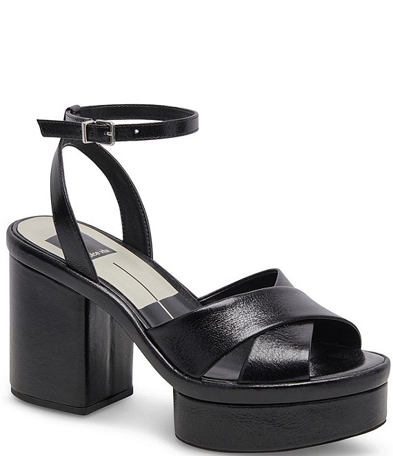 Patent Leather Sexy Wedge High Heel Platform Sandals – LarosaStyle