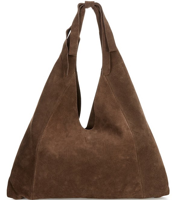 Dolce Vita Marie Suede Chocolate Bow Hobo Bag Dillard s