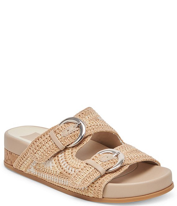 Dolce Vita Ralli Crochet Buckle Detail Footbed Sandals | Dillard's