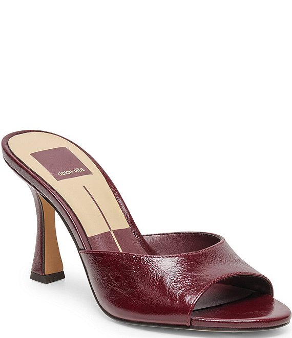 Dolce Vita Rosha Leather Dress Slide Sandals