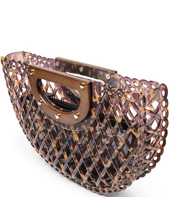 ◆タチカワ◆バーチカルブランド◆W100×H130◆O-2509BL5◆ Dolce Vita Solandra PVC Clutch Handle Handbag | Dillard's