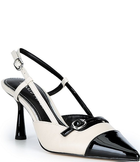 Donald Pliner Enthuse Slingback Kitten Heel Pumps