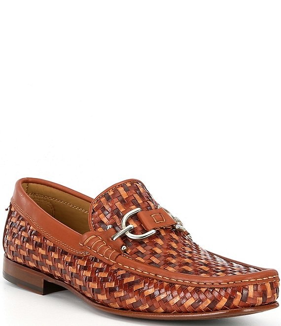 Donald Pliner Men s Dacio Woven Bit Loafers