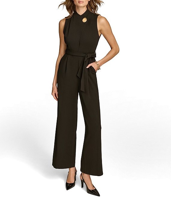 Dillards jumpsuit black online