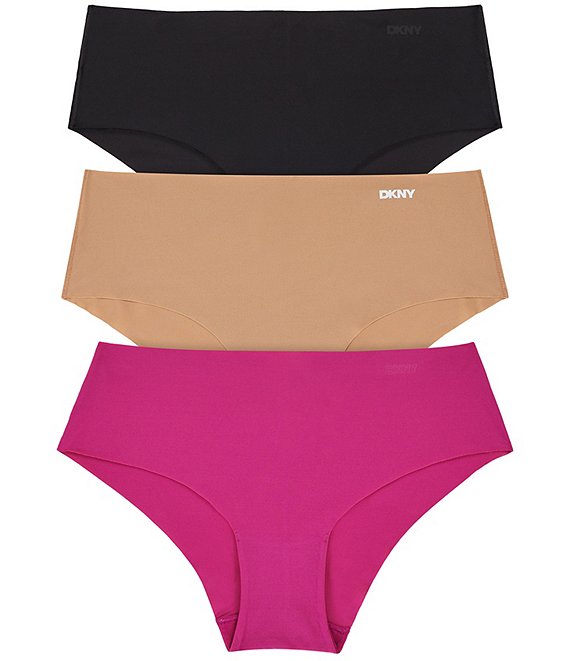 Donna Karan DKNY by Donna Karan Litewear Anywhere Hipster Low Rise Center Back Seam 3-Pack