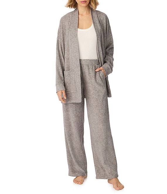 Donna Karan DKNY Long Sleeve Stretch Fleece Pant Lounge Set