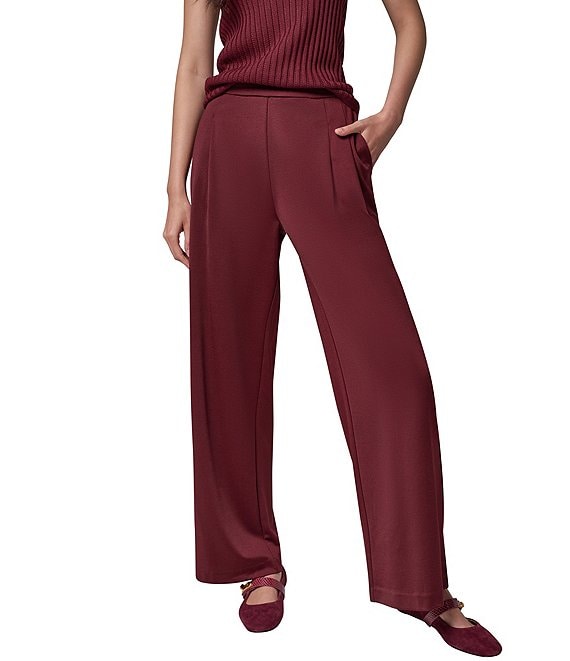 Donna Karan Flat Front High Rise Straight Leg Ankle Length Coordinating Pants