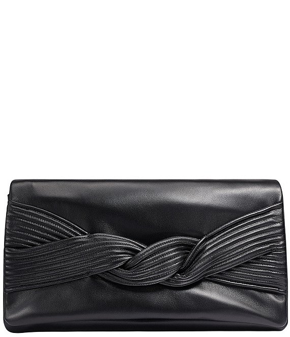 Donna Karan Grenadine Twisted Knot Clutch