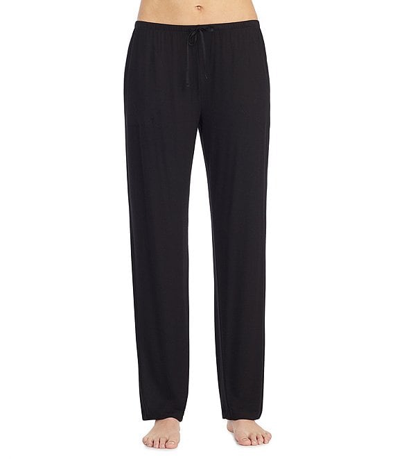 Color:Black - Image 1 - Sleepwear Jersey Knit Sleep Pants
