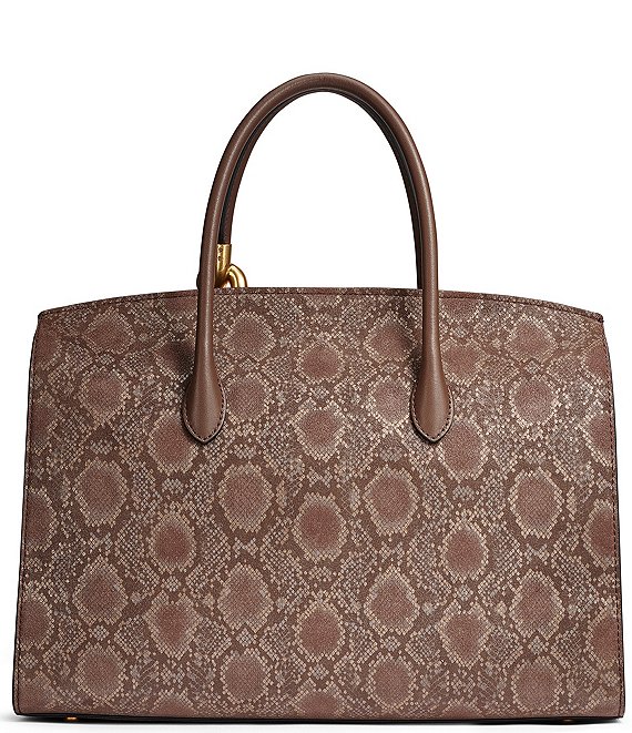 【インポート品】DONNA KARAN ESSENTIALS リネン100% Donna Karan Loden Snake Effect Satchel Bag | Dillard's