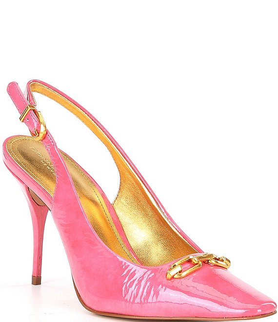 Donna Karan Sadrina Patent Leather Slingback Pumps | Dillard's