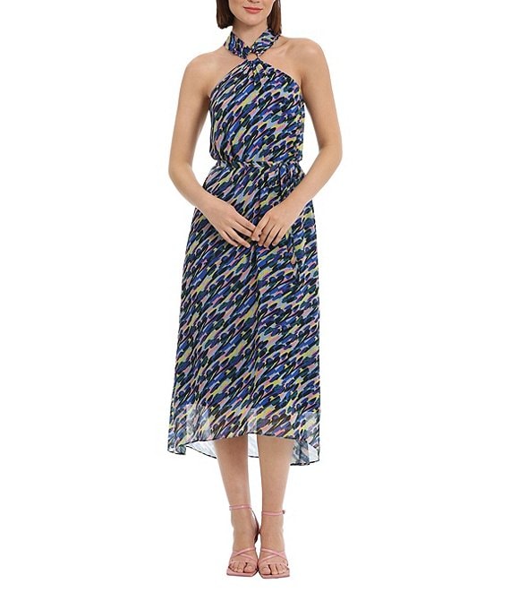 Donna morgan halter on sale dress