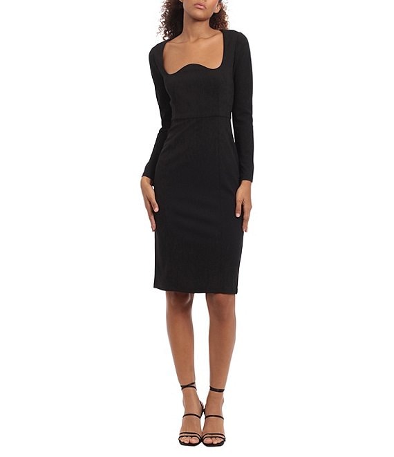 Vogue American Designer V1218 DKNY Womens Stretch Dress with Neckline