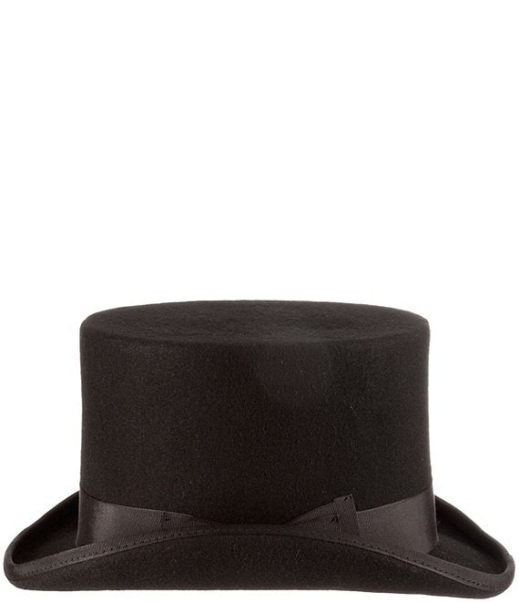 Dorfman Milano Scala Structured Wool Felt 5 1/2#double; Top Hat