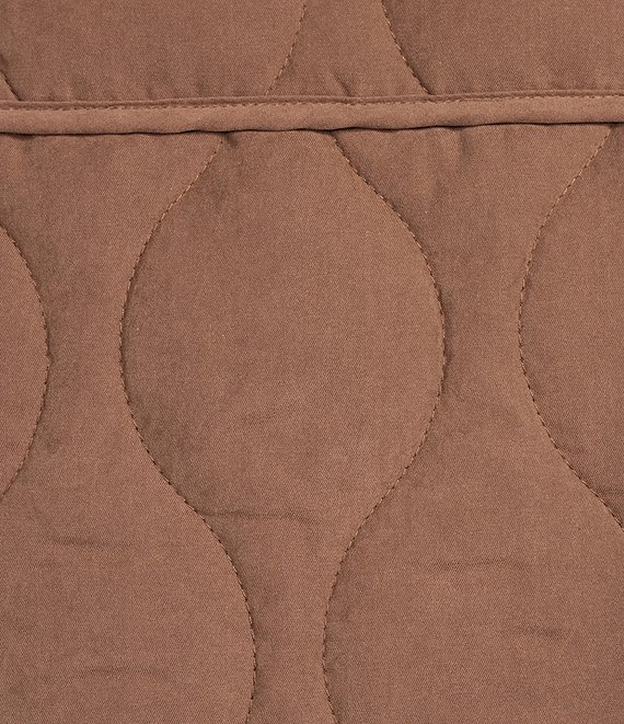 Double Zero Quilted Tie Front Patch Pocket Vest | Dillard's