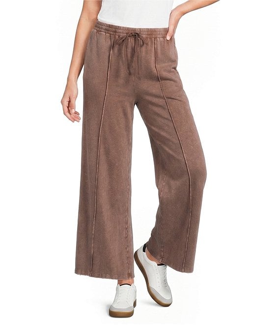 Double Zero Seamed Drawstring Wide Leg Pants | Dillard's