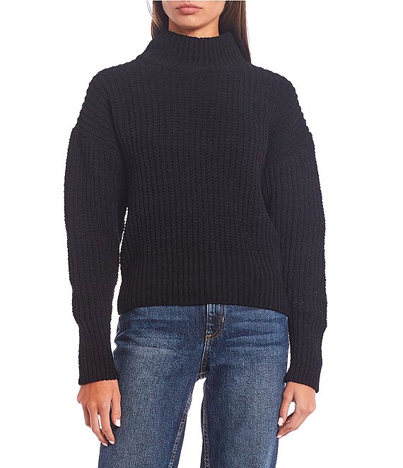 Double Zero Turtleneck Drop Shoulder Sweater | Dillard's