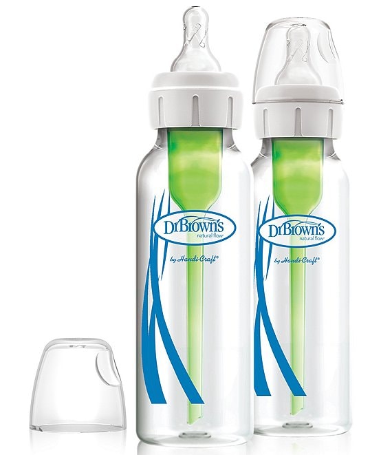 Dr. Brown's Options+ Wide Neck Glass bottles, 2 pack - 5oz
