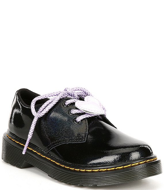 Dr. Martens Girls' 1461 Softy T Heart Lace-Up Leather Oxfords