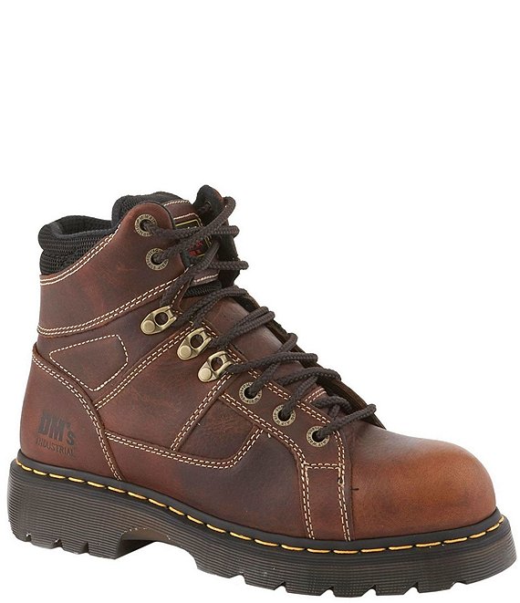 doc marten industrial steel toe boots
