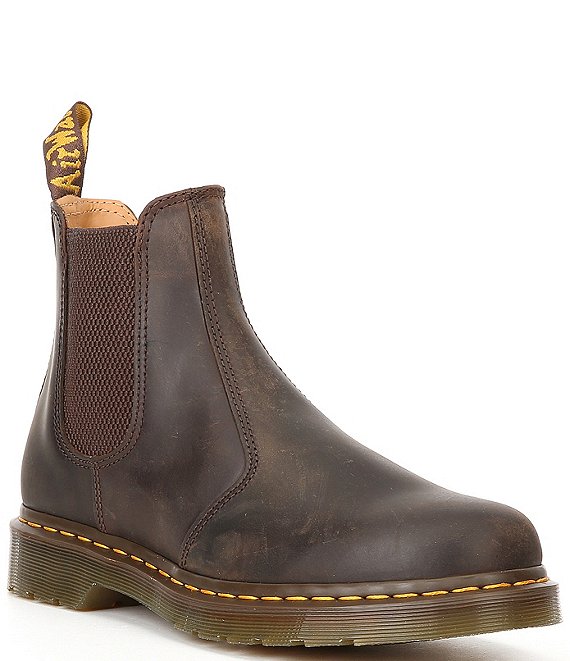 Color:Dark Brown - Image 1 - Men's 2976 Leather Chelsea Boots