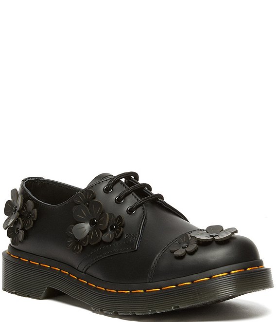 Dr. Martens Women s 1461 Flower Applique Oxfords