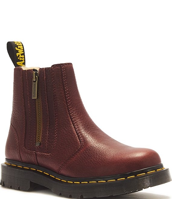 Dr. Martens Women's 2976 Alyson Zip Leather Chelsea Booties