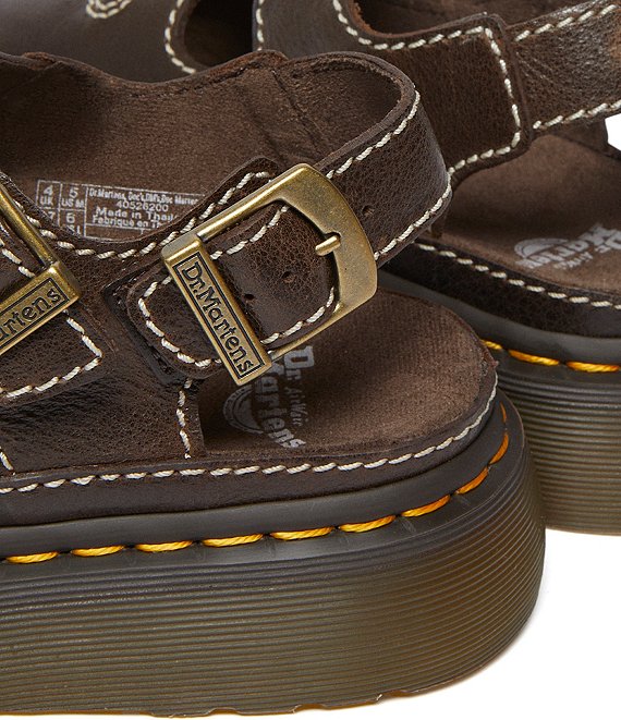 Dr. Martens Women's Dunnet Flower Cut Out Platform Sandals | Dillard's
