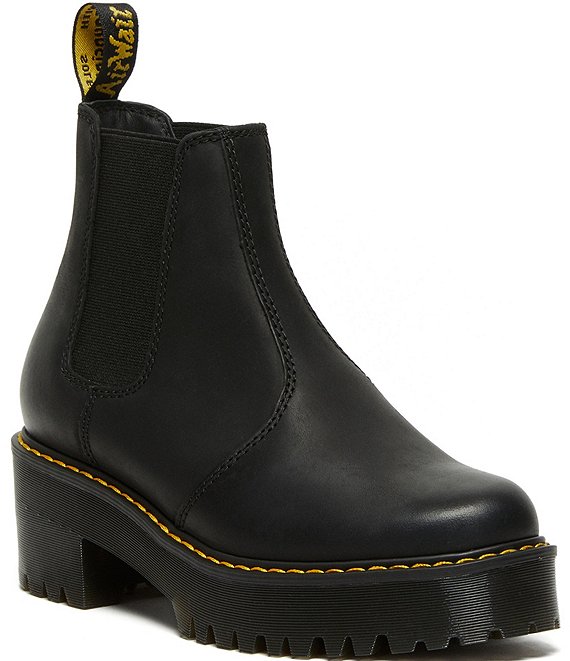 Dr. Martens Rometty Wyoming Chunky Lug Sole Chelsea Platform Booties ...