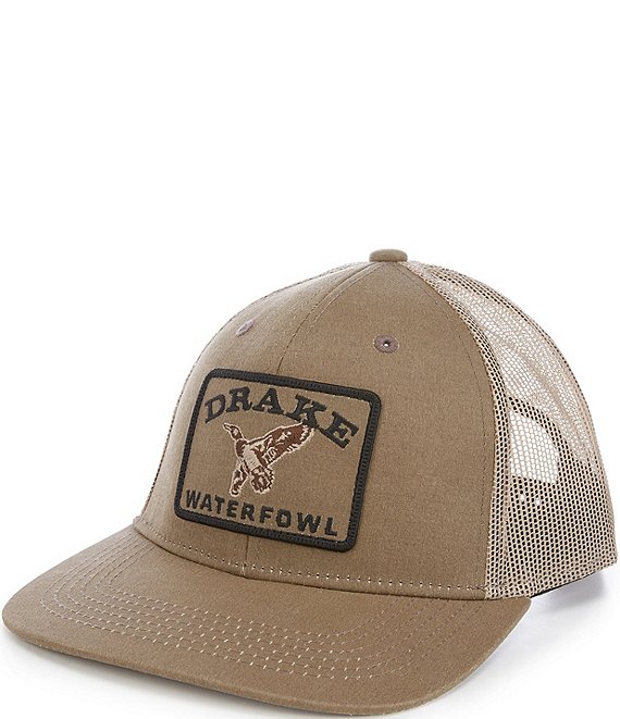 Drake Clothing Co. Waxed Cotton Duck Patch Mesh Back Cap