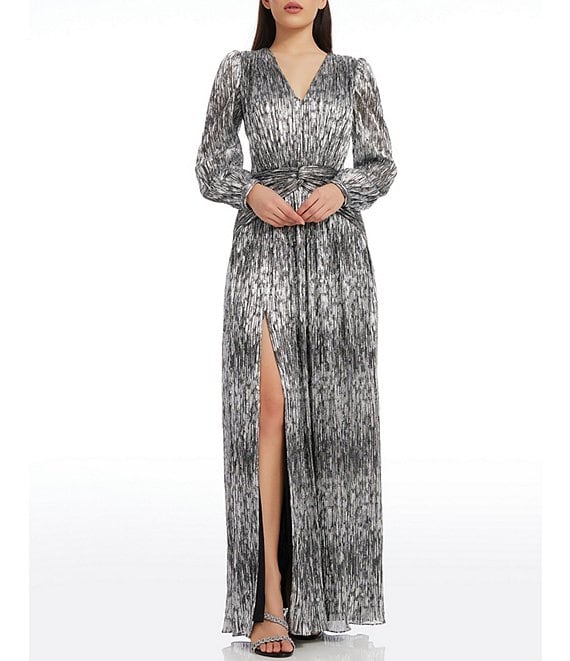 Long sleeve outlet maxi dress dillards