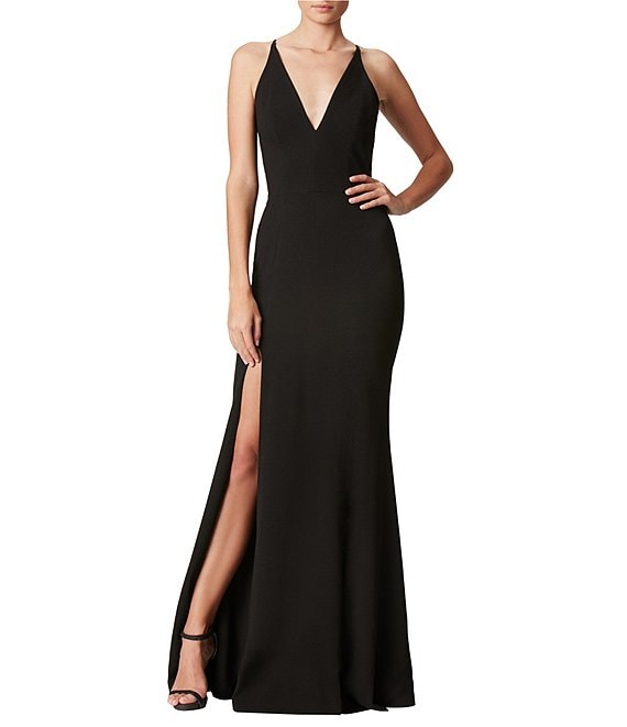 NWT Dress The Population Side Slit hotsell Gown