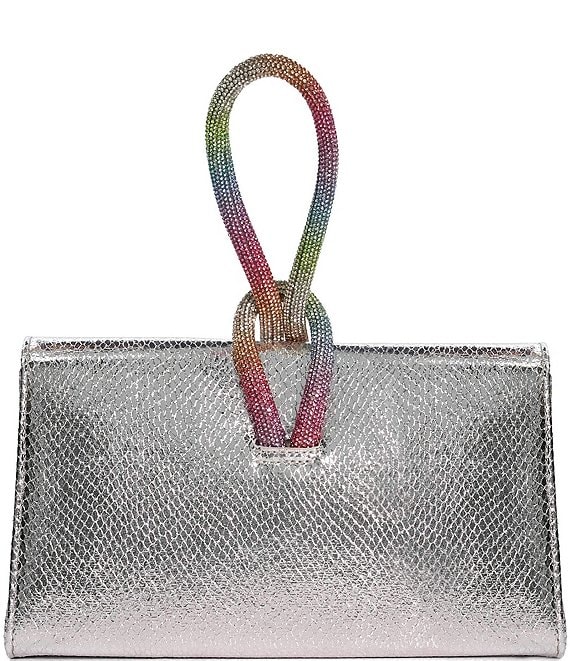 Dune London Brynie Diamante Rainbow Rhinestone Loop Grab Bag