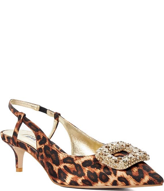 Dune leopard pumps hotsell