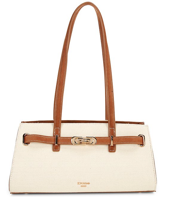 Dune London Depend East-West Canvas Shoulder Bag