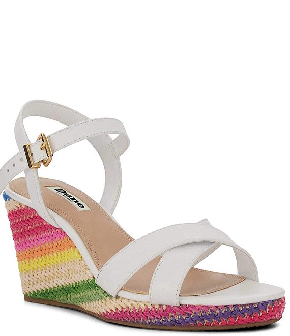 Dune London Kyrin Leather Wedge Sandals | Dillard's