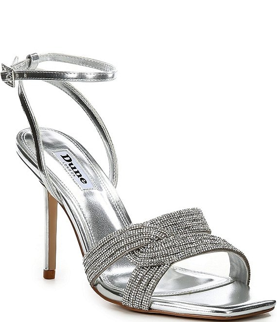 Dune silver heels shops