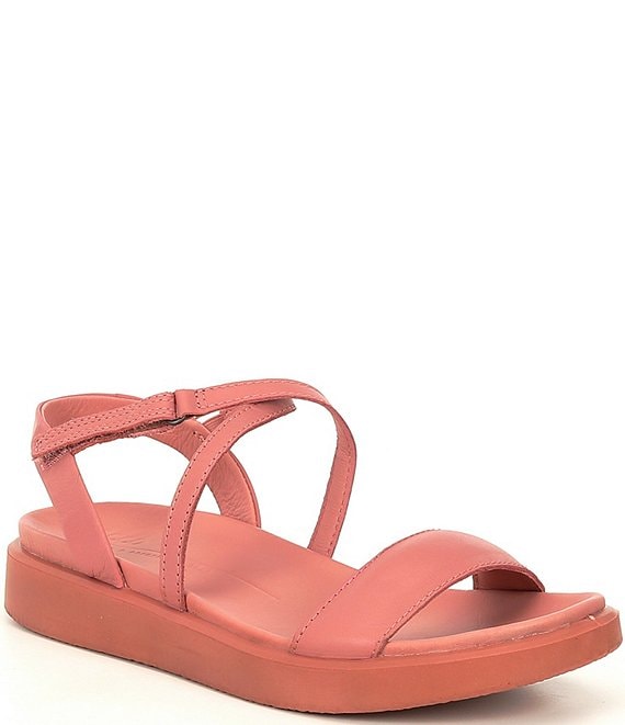 ECCO Flowt Leather Ankle Strap Sandals |