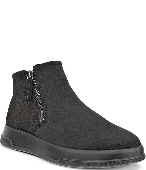 ECCO Women's Move Nubuck Side Zip Sneakers