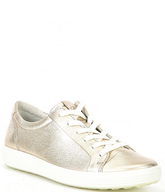 Color:Gold - Image 1 - Soft 7 Mono 2.0 Leather Sneakers