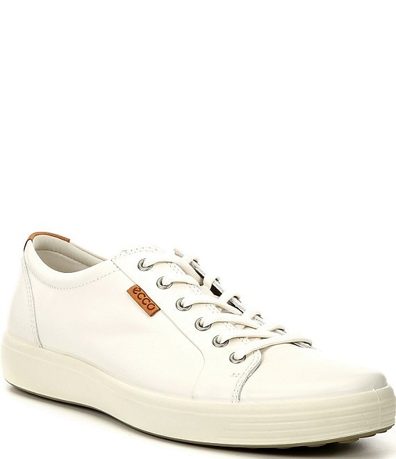 ECCO Men's Soft 7 City Leather Lace-Up Sneakers