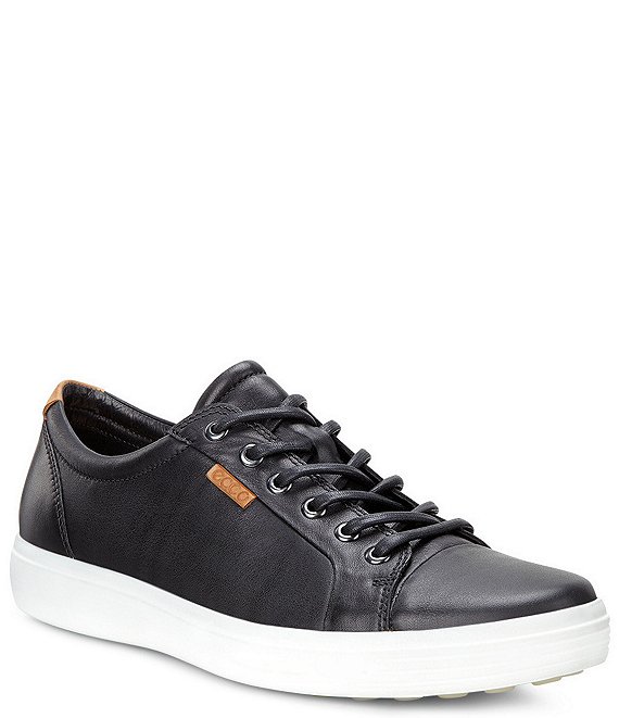 Ecco Men's Soft 7 Sneaker, Black, Size 12-12.5